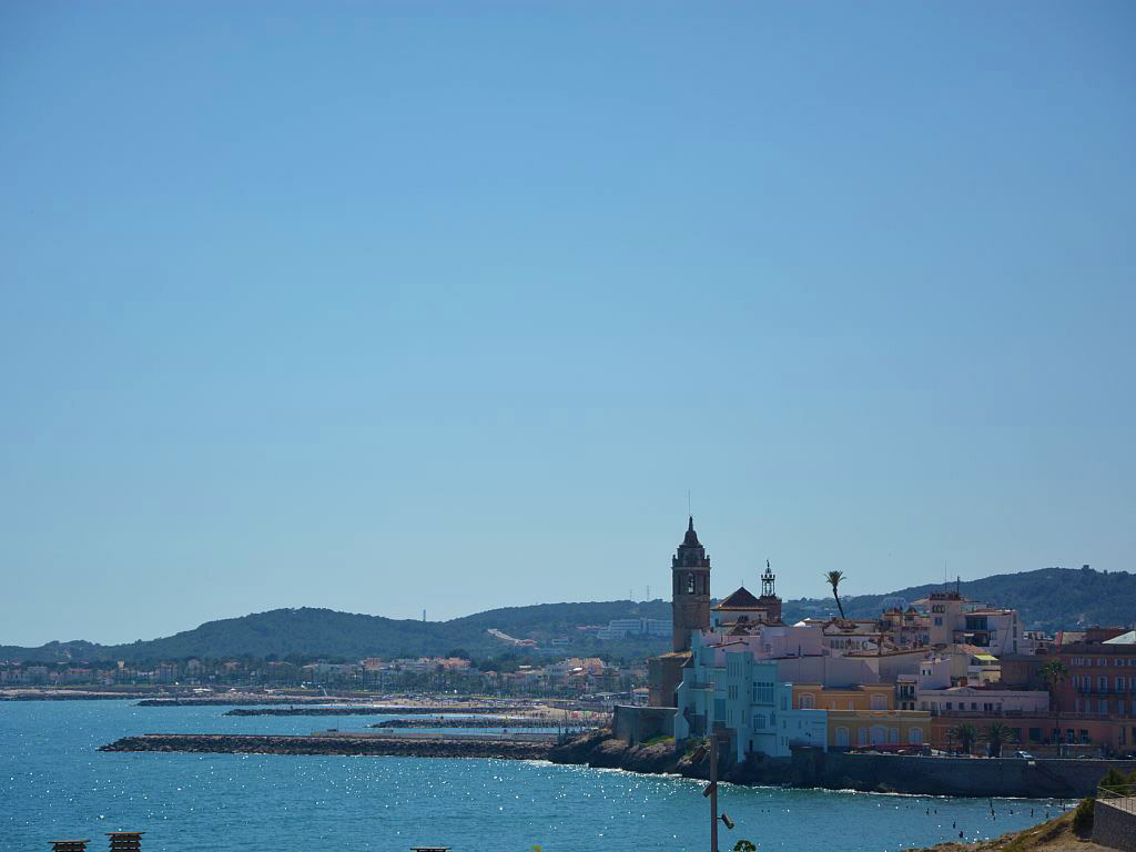 Appartement à louer à Sitges: vue sur la mer