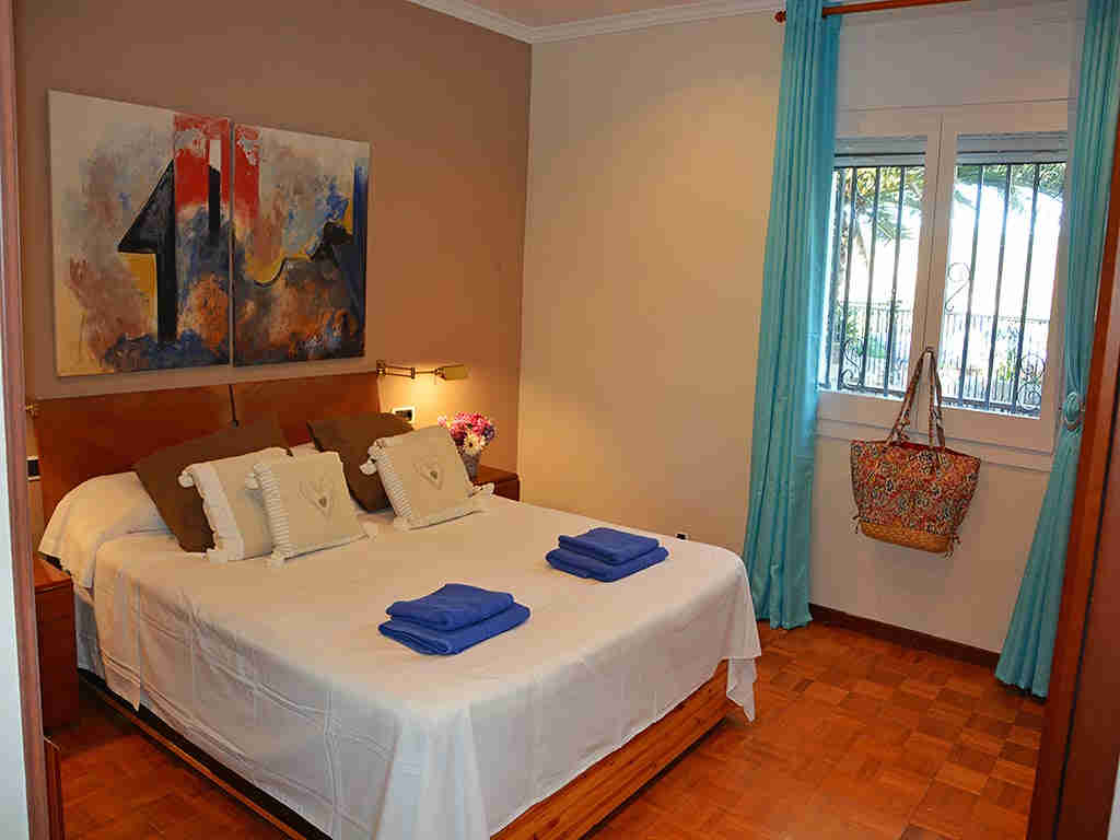 Villa de vacances à Sitges: chambre pour deux personnes