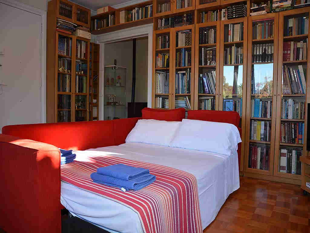 Villa de vacances à Sitges: chambre bibliothéque