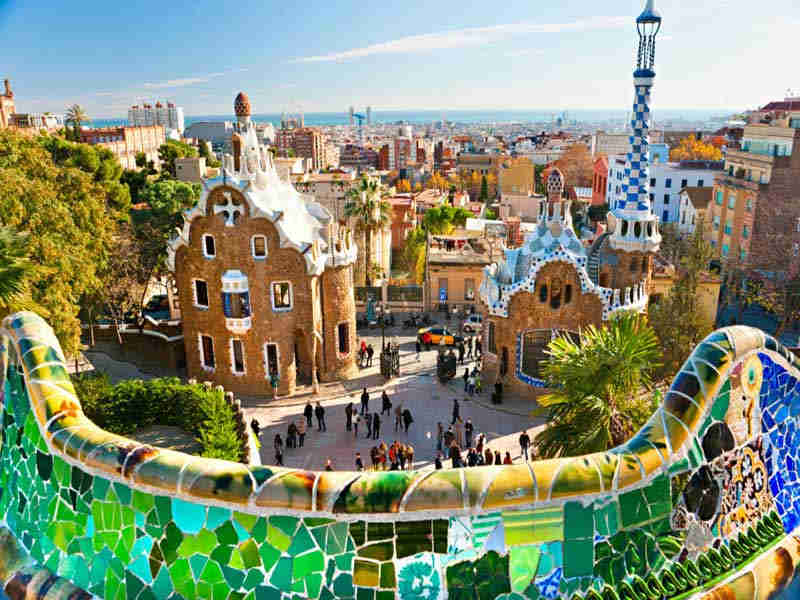 Le Parc Güell de Barcelone