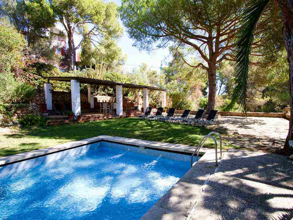 Villa de vacances à Sitges proche de Barcelone: jardin