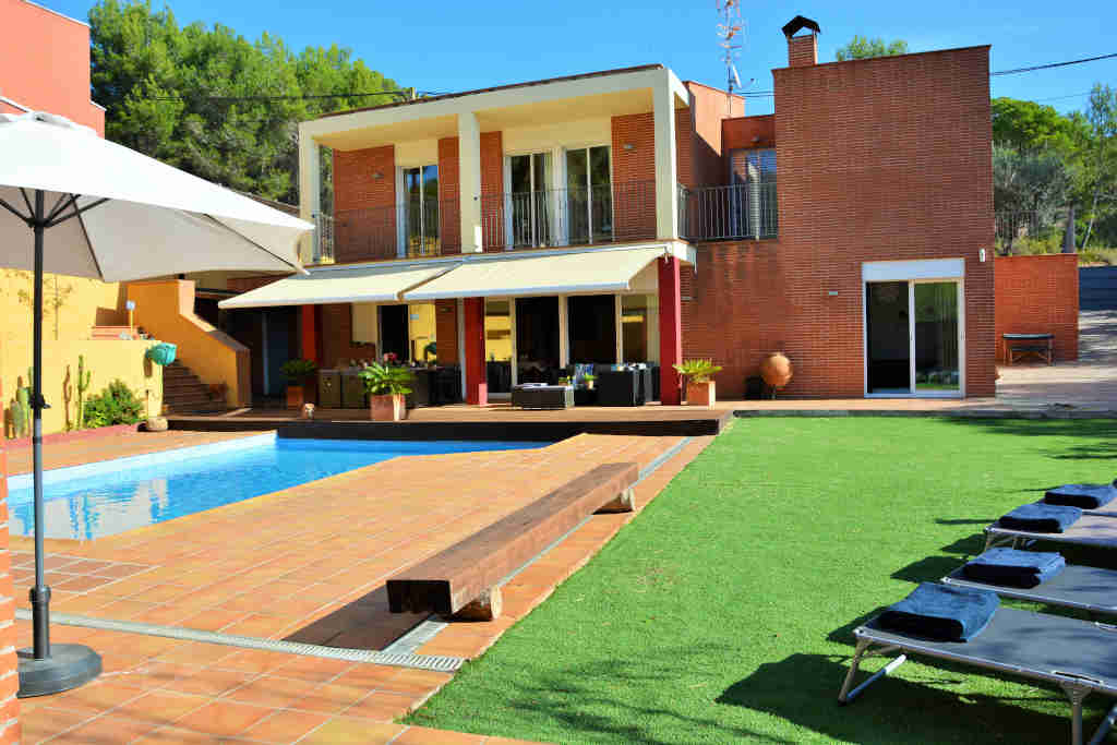 façade de la villa