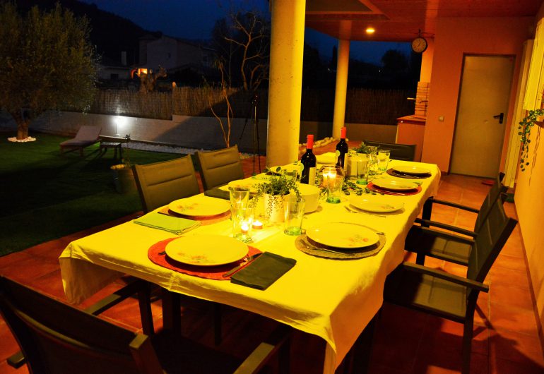 grand table en terrasse