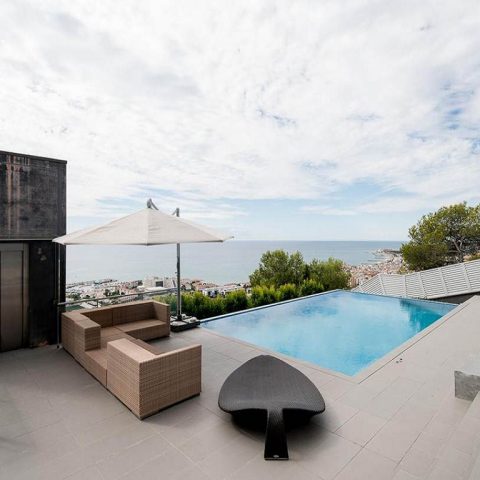 villa de vacaciones piscina Sitges