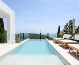 Villa de vacances de luxe avec vue sur la mer à Ibiza