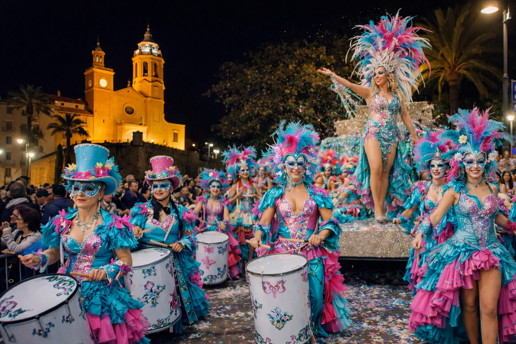 location villa Carnaval de Sitges