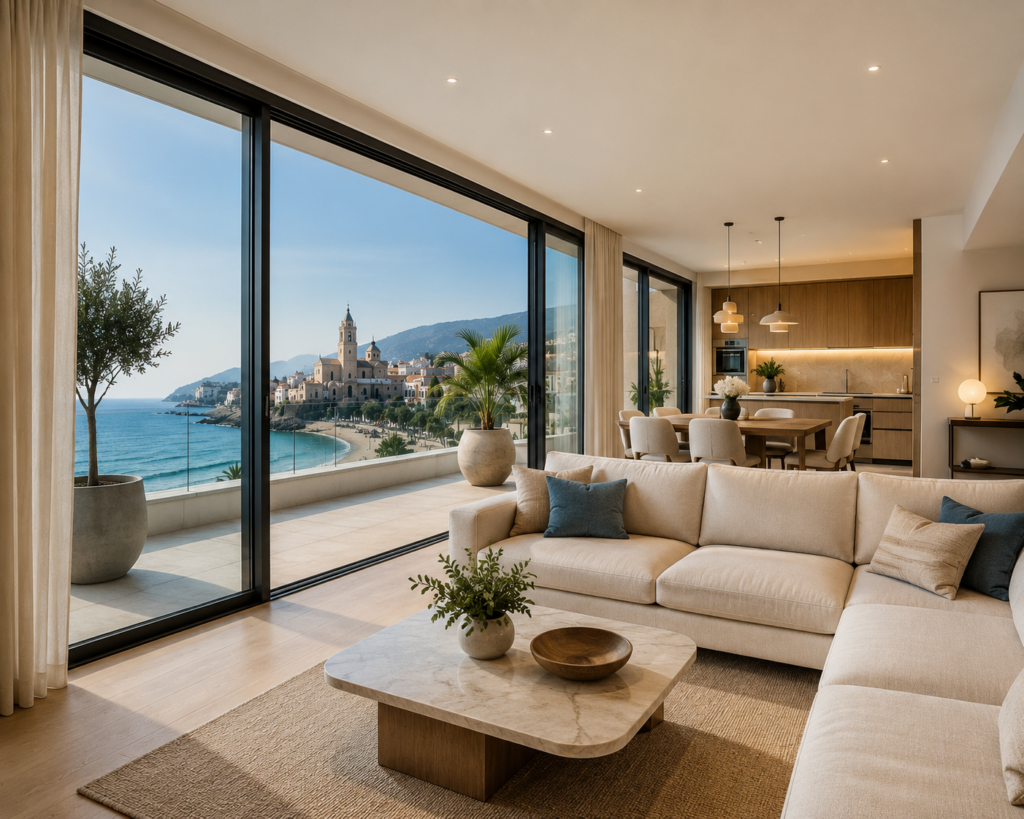 appartements de luxe Sitges près la plage