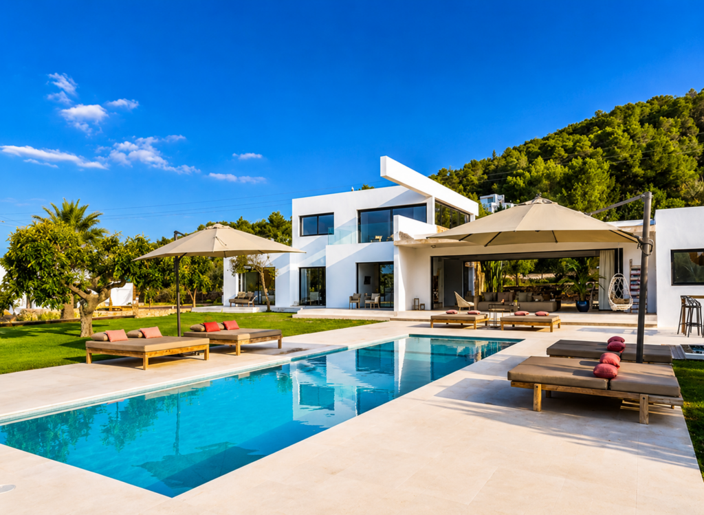 location villa Ibiza pour groupes été