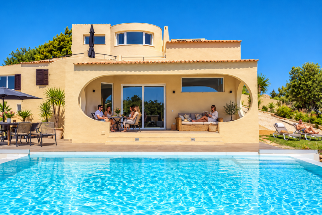 villas de luxe dernière minute à Faro avec piscine et jardin