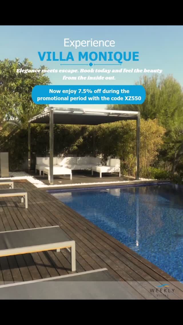 7.5% OFF with code XZ550 – only at weeklyvillas.com

🌿 Villa Monique · Holiday Luxury Villa in Sitges
Private pool, sun-drenched terraces, and elegant interiors — your escape on the Barcelona coast.

Just minutes from the beach and town centre, this gem offers calm, design and comfort.
Perfect for families or friends looking for Sitges villa rentals with private pool and a stylish villa in Sitges with beach access.

✨ Where Mediterranean light meets timeless comfort.

#HolidayLuxuryVillas #SitgesVillaRentalsWithPrivatePool #VillaInSitgesWithBeachAccess #VillasInSitgesNearTheBeach #LuxuryVillasBarcelona #WeeklyVillasSitges #VillaMoniqueSitges #PrivateVillaSitges

https://www.weeklyvillas.es/room/villa-con-piscina-privada-en-sitges-villa-monique/